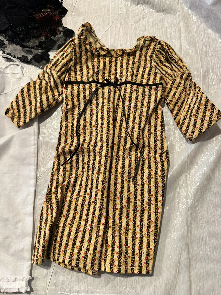 Vestido de Navidad Josefina American Girl ~ Mantilla de encaje ~ Pantaletas ~ Calcetines AG Conjunto Foto 2 de 4