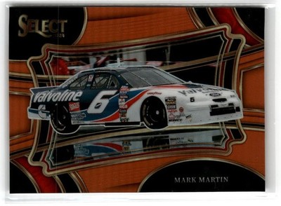 Panini 2024 Panini Select #123 Mark Martin Orange Prizms Rides 41/49