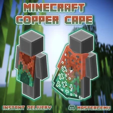 Minecraft Copper Cape - AUTOMATED INSTANT DELIVERY - Java & Bedrock