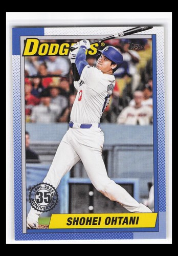 2025 Topps 1990 Topps Baseball 35th Anniversary #T90-100 Shohei Ohtani
