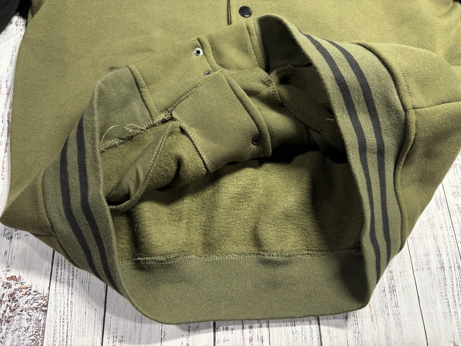 NEW Mens Brooklyn Laundry Jacket Sz Large Varsity 1799 - product detail image 4