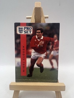 1990-91 Pro Set England #172 Nigel Clough Nottingham Forest Football Card
