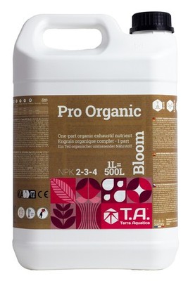 GHE  T.A. Pro Organic Bloom Volldünger 5 Liter, biologischer Blüte Dünger