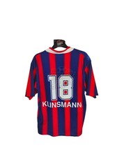 Vintage Fan FC Bayern Munich Home Shirt 1995-1996 (M)#18 Klinsmann Trikot Jersey