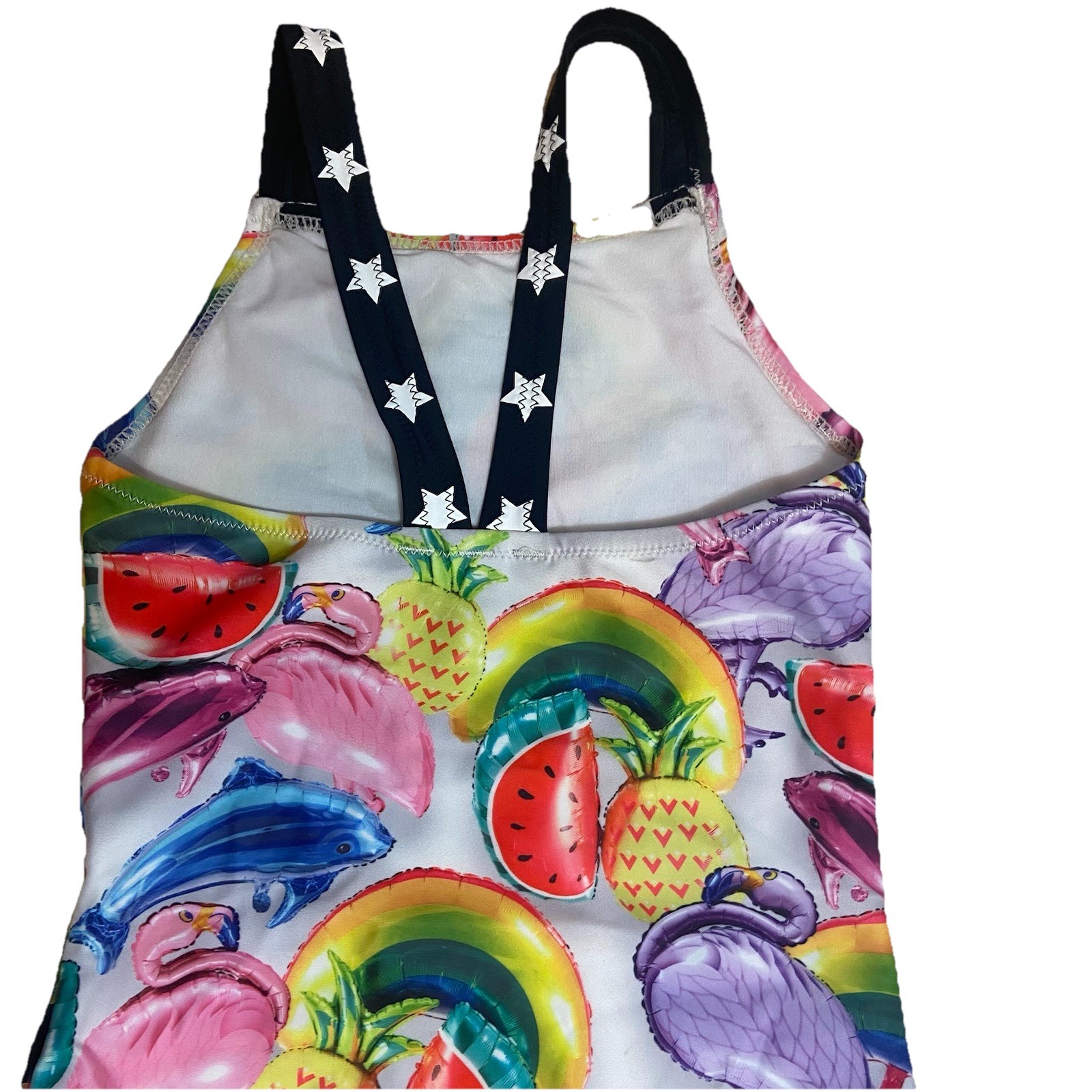 Molo Nakia Swimsuit Bathing Girls Size 7 in Balloons 50+ UV Protection