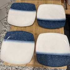 Set of 4 Vintage SANGO Metallic (Ocean) Blue ...