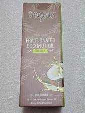 Fractionated Coconut Oil - 100% Pure & Natural (16oz Bottle) - Carrier Oil/am