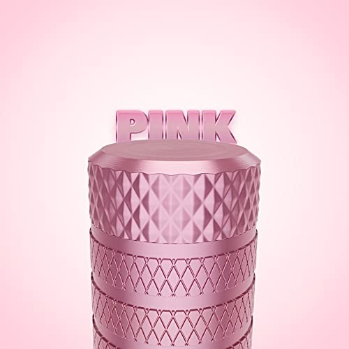  Tire Valve Stem Caps, 4 pcs/Pack, Anodized Aluminum Tire Valve Cap Set, Pink - Picture 3 of 7