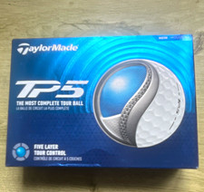 6 x Brand New TaylorMade TP5 Golf Balls - Unused - Half Dozen Pack