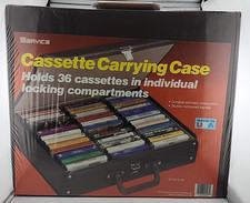 Service Cassette Carrying Case Holds 36 Cassettes
