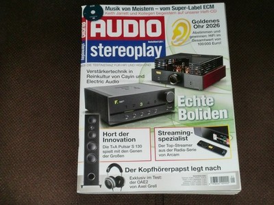 Audio Stereoplay 01 2026 T+A Cayin Audio Technica Arcam Acoustic Energy Luxsin