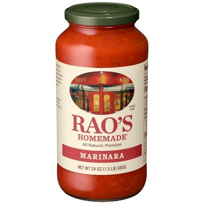 Rao's Homemade Marinara Sauce, 24 oz, All Purpose Tomato 24 Ounce (Pack of 1)