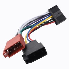 Car Radio ISO Adapter High-quality Materials Wear-resistant Direct Installation