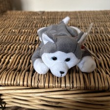 TY BEANIE BABY NANOOK - THE HUSKY DOG - MINT CONDITION - RETIRED WITH TAGS