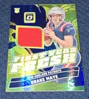 2024 Donruss Optic #FYF-DME Drake Maye First Year Fresh Blue Hyper RC Patriots