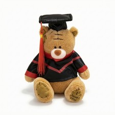 Graduation Teddy Bear Compact Stuffed Doll with Graduation Cap Decorative