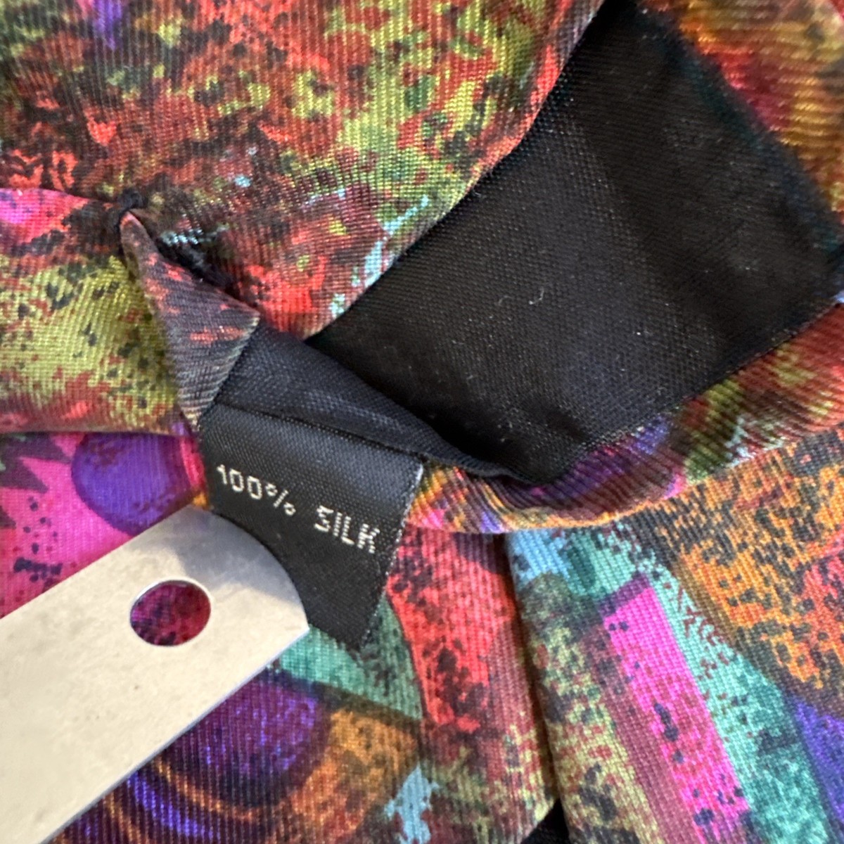 Vintage 80s/90s Abstract/ Geometric Multicolor Bugle Boy 100 