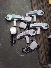 Laser X Laser Tag Set of 4 Guns and Sensors Tested Working Toy Game