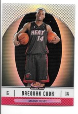 DAEQUAN COOK ROOKIE REFRACTOR SERIAL /399 2007-08 TOPPS FINEST 121 MIAMI HEAT