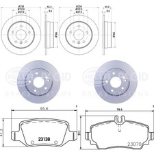 Kits de frein Mercedes VANEO