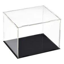 Acrylic Clear Display Case Box Dustproof Protection Showcase 20x15x15cm