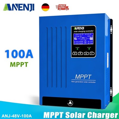 100A MPPT Solar Laderegler Charger Controller Regler 170V PV 12V 24V 48V 4800W