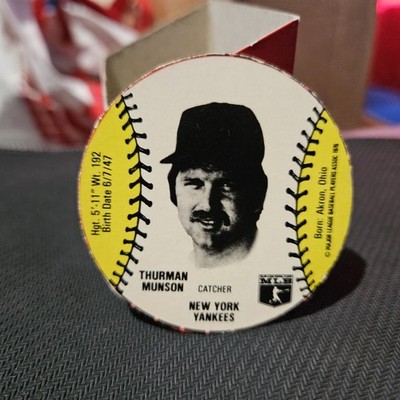 Thurman Munson 1976 Wiffle Ball Sports Spectacular Baseball Disc