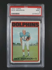 1972 Topps - Dick Anderson #98 PSA 9 Mint