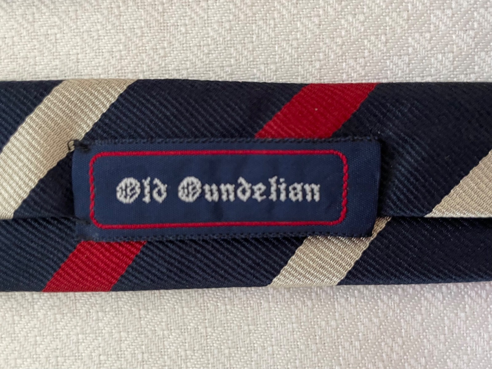 Robert Talbott Striped Handmade Old Oundelian Sil… - image 3