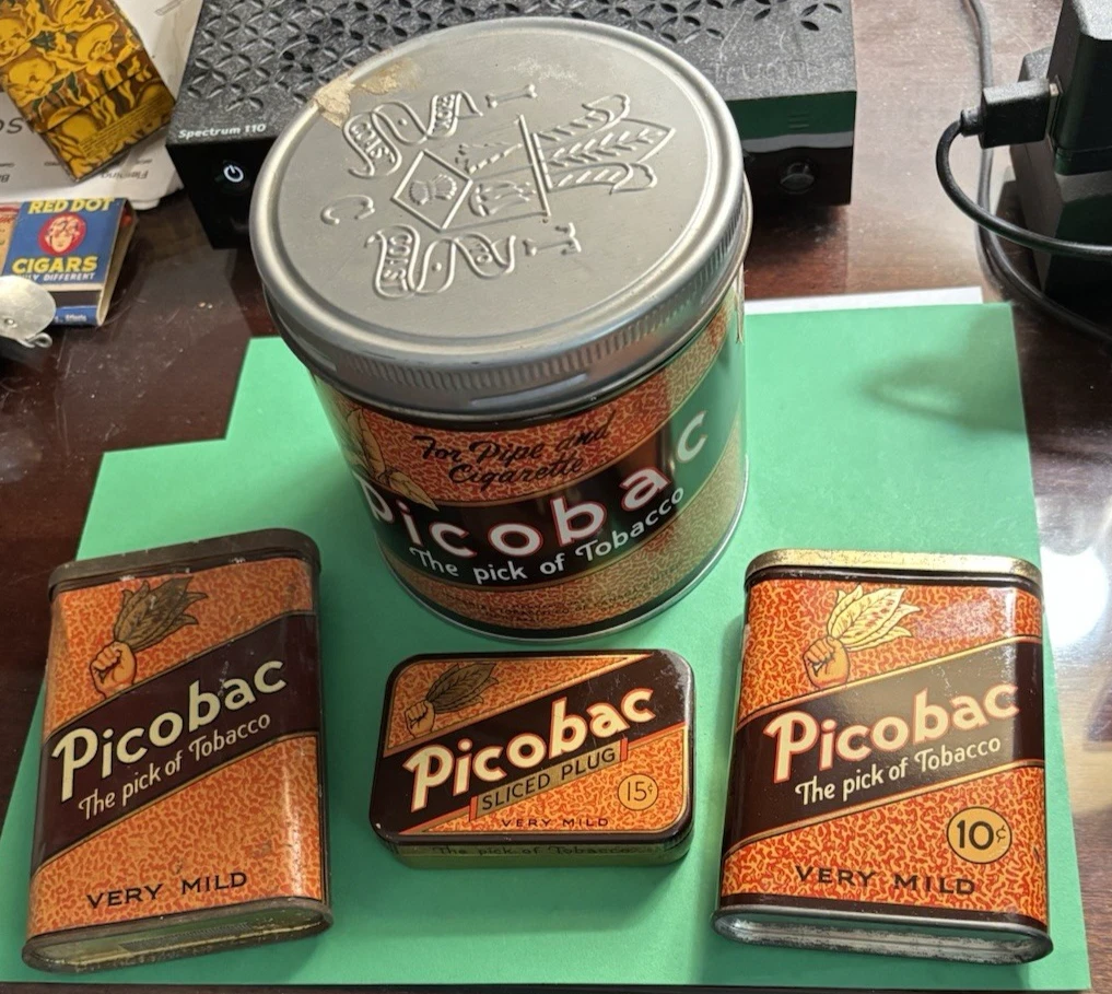 cheap tobacco tins Personalized Silver Built to Last to Keep Your Collections Safe 6 Vintage Tobacco Cigarette Tins