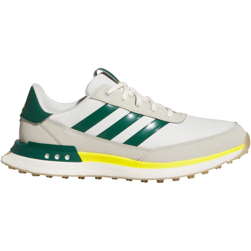 adidas gazelle silver green womens Adidas Retrocross 24 Spikeless Golf Shoes - White/Green