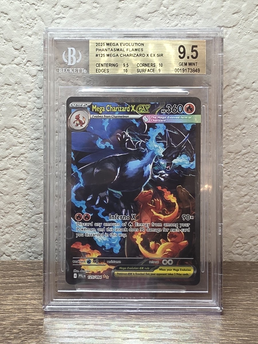 メガリザードンXex ☆☆(SAR) Phantasmal Flames 12… Mega Charizard X ex #125 Prices | Pokemon Phantasmal Flames