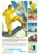 1974 Canor Plarex Helly Hansen Sailing Gear Yachting Wear vintage Print AD