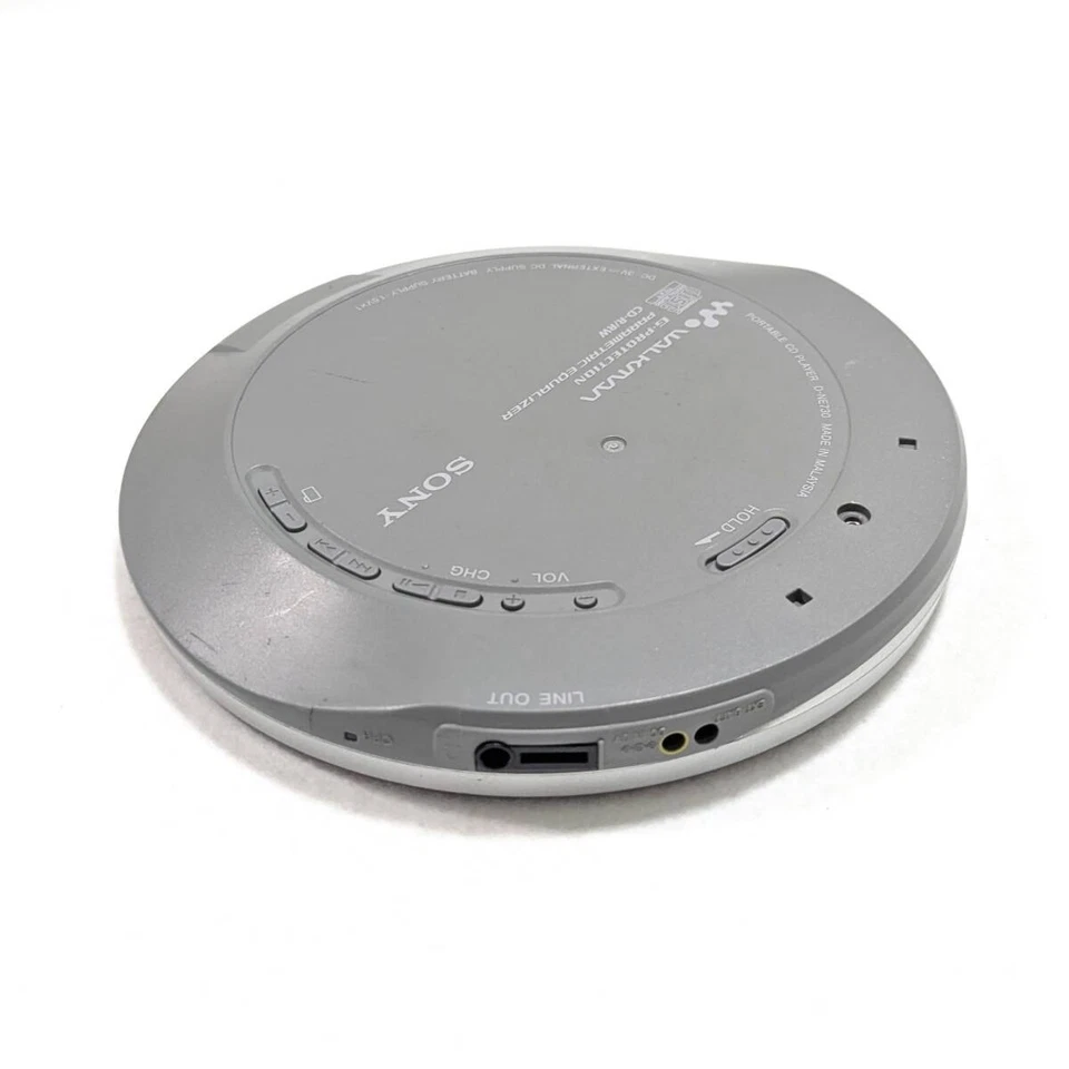 Reproductor de CD portátil Sony D-NE730 consola Walkman blanco usado ROSA Foto 4 de 4