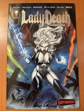 Lady Death Blasphemy Anthem #1 Signed by Brian Pulido W/COA NM/MT!