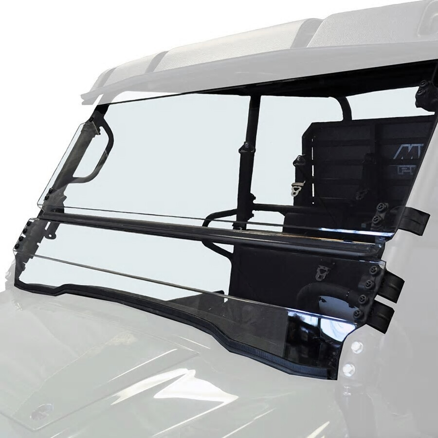 Kawasaki Mule Pro-FX Front Windshield Tilting Partial Flip Up