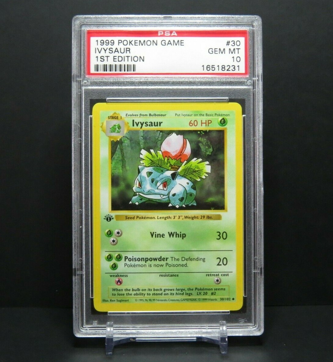 lvysaur 1st edition shadow less