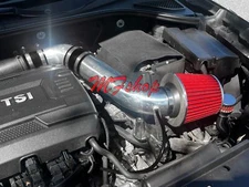 Black Red For 2014-2016 VW Jetta GLI 2.0L L4 Turbo Air Intake Kit + Filter