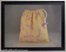 Gymnastics Leotard Grip Bags / Pink Fireflies Gymnast Birthday Goody Bag