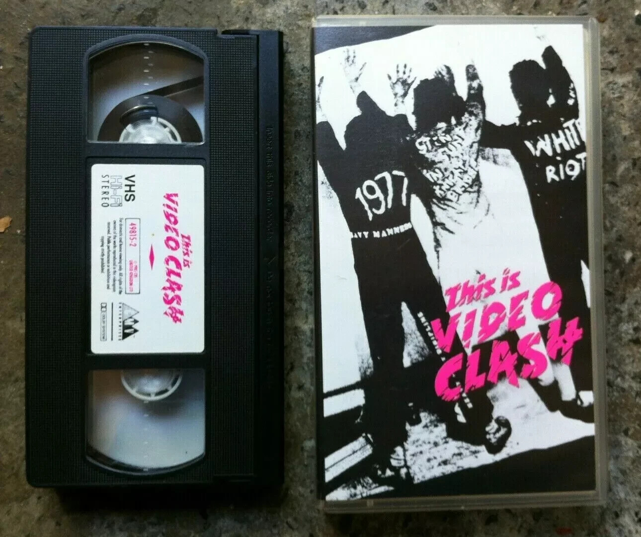 The Clash – This Is Video Clash - VHS,PAL,1985,NEW,UNPLAYED,NO SEALED