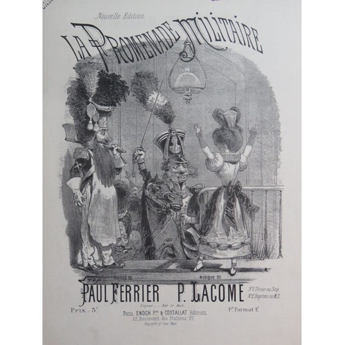 Lacome Paul La Promenade Militare Canto Piano 1882