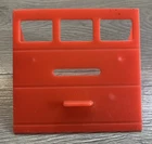 VTG Fisher Price Little Play Family People Main Street fire house red door