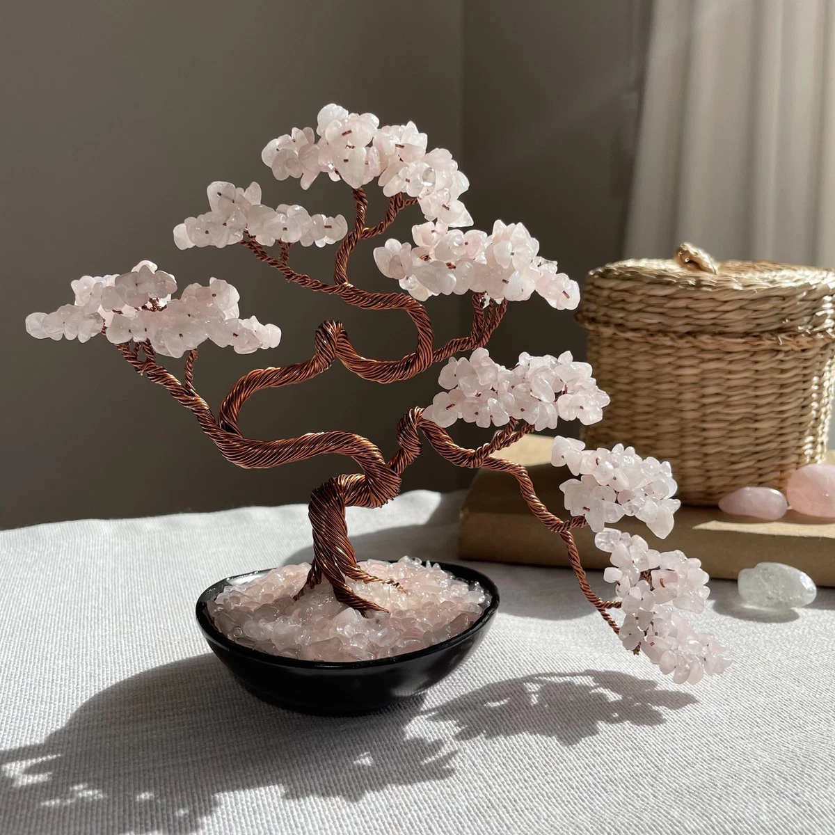 Rose Quartz Crystal tree