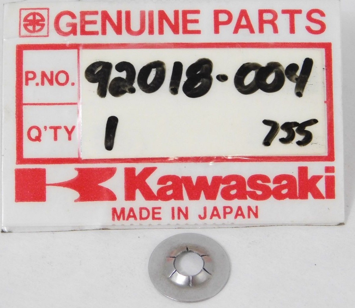 1 NOS Genuine Kawasaki Tab Lock Nut 5mm H1 H2 G4 KH KV KZ ZG