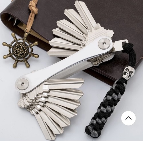 Schlüssel Organizer Schlüsselbund Alu Key Holder Etui Anhänger Schlüssel Halter - Imagen 3 de 15