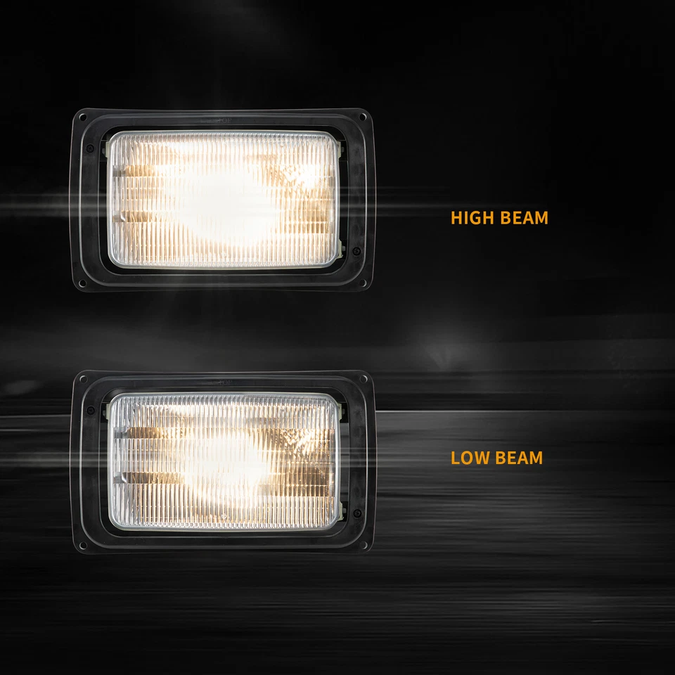 Faros con bombillas - diestro y derecho aptos para camionetas Mack RD CH SFA 1990-2006 Foto 3 de 4