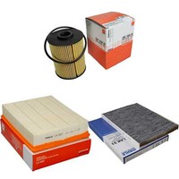 Mahle / Knecht Innenraumfilter LAK 31 Luftfilter LX 622 ÖLfilter OX 160D