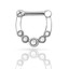 thumbnail 16 - Choose Your Size 316L Stainless Steel Septum Clicker Nose Ear Ring Body Piercing