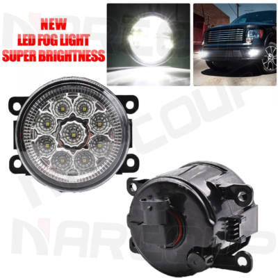For 2013-2018 Ford C-MAX Clear Lens Front LED Bumper Fog Lights Lamp Assembly