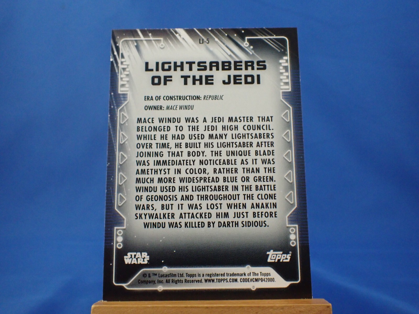 Star Wars Holocron 2020 Lightsabers of the Jedi Mace Windu eBay